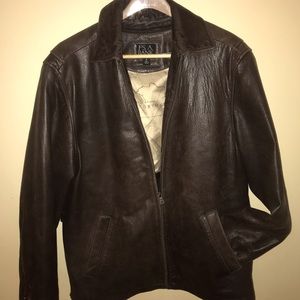 Men’s Leather “bomber” Jacket